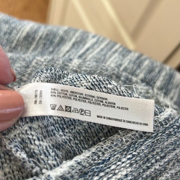 Anthropologie Saturday Sunday Knit Hooded Zip Jacket XS - Picture 9 of 9